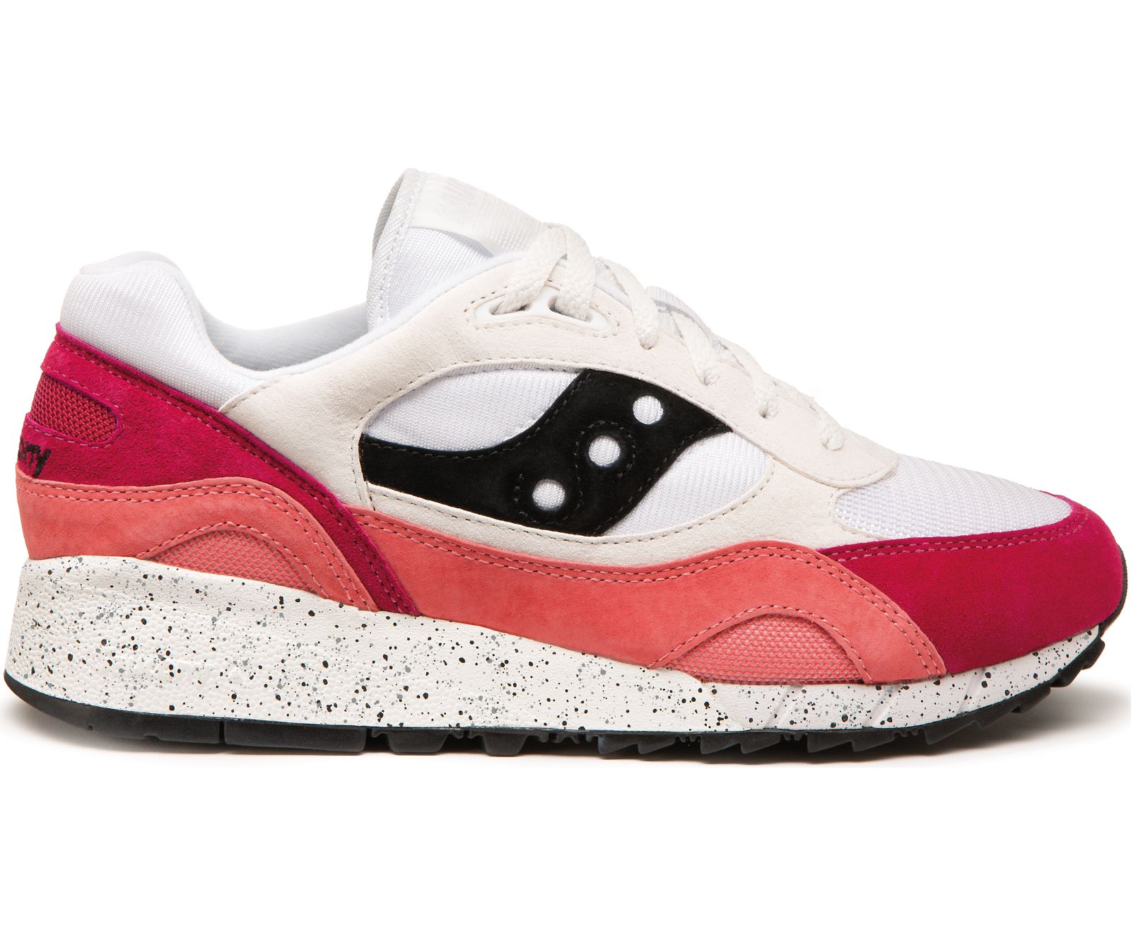 Men\'s Saucony Shadow 6000 Originals White / Coral | Singapore 433JPQJ